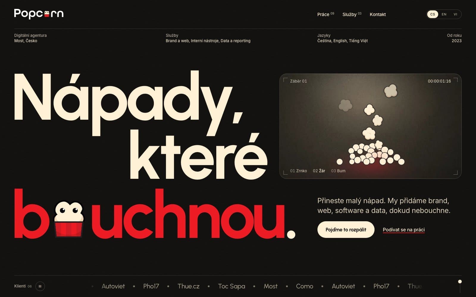 Popcorn Group, screenshot